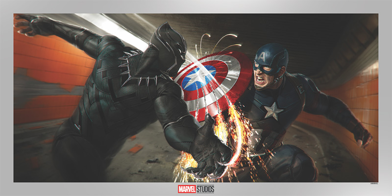 Captain America: Civil War Concept Art Foil Edition by Ryan Meinerding