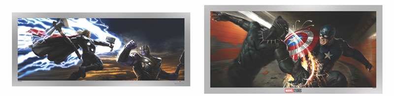 Marvel Concept Art Foil Variant Matching Number Set of 2