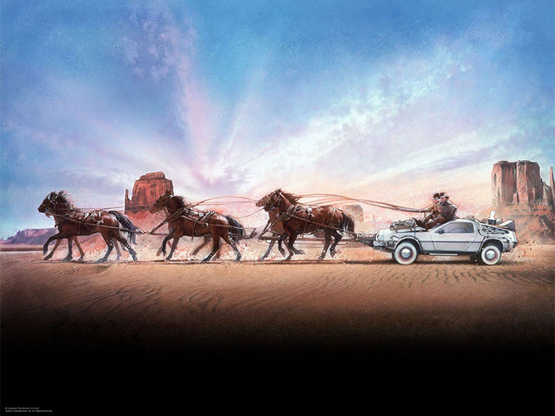 Back to the Future: Part III - Art Print Edition by Drew Struzan