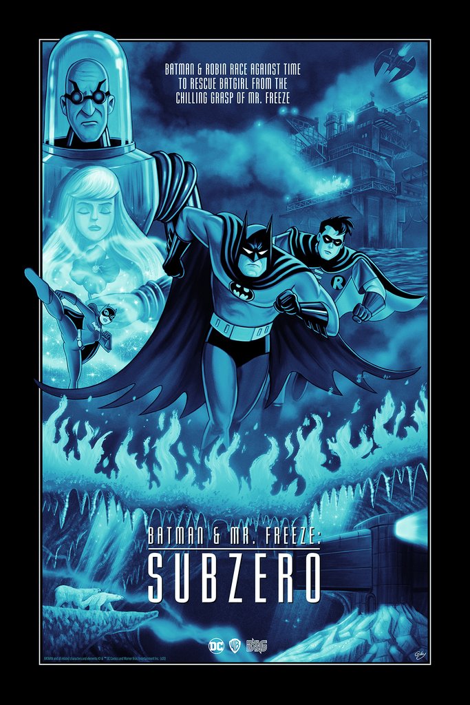 Batman & Mr. Freeze: Subzero - Variant by Sam Gilbey