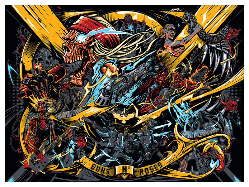 Guns N' Roses by Dayne Henry Jr.