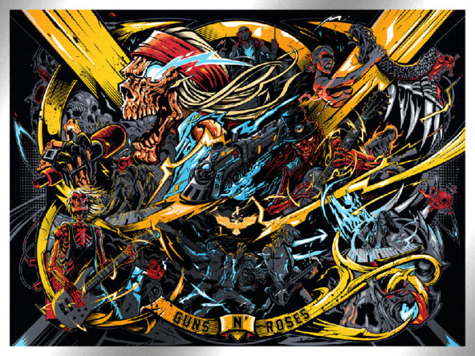 Guns N’ Roses - Variant by Dayne Henry Jr.