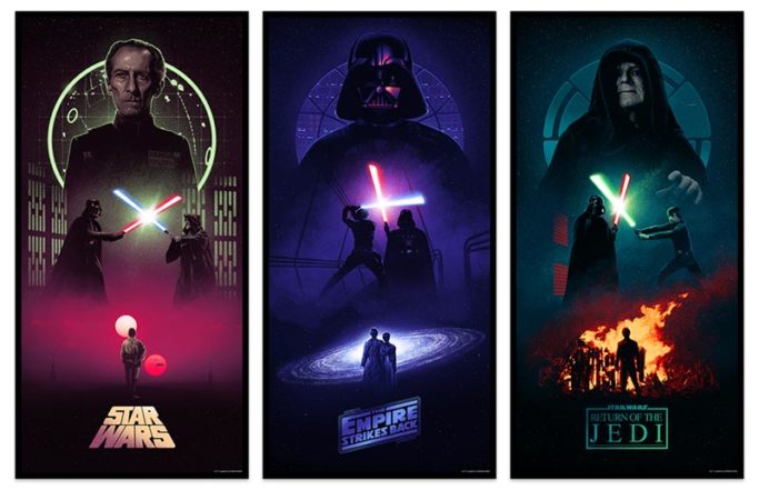 Star Wars Trilogy Set - Regular by Marko Manev