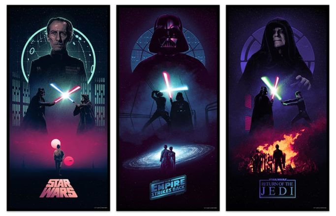 Star Wars Trilogy Set - Variant by Marko Manev