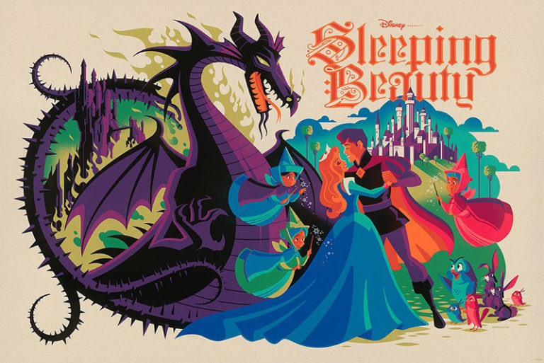 Sleeping Beauty - Variant by Tom Whalen