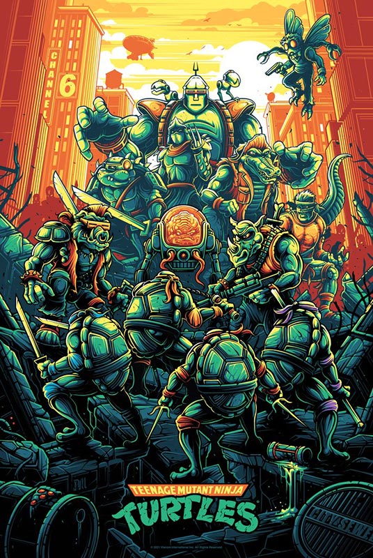 Teenage Mutant Ninja Turtles by Dan Mumford