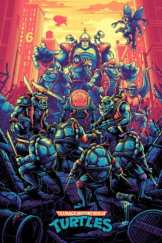 Teenage Mutant Ninja Turtles - Variant by Dan Mumford