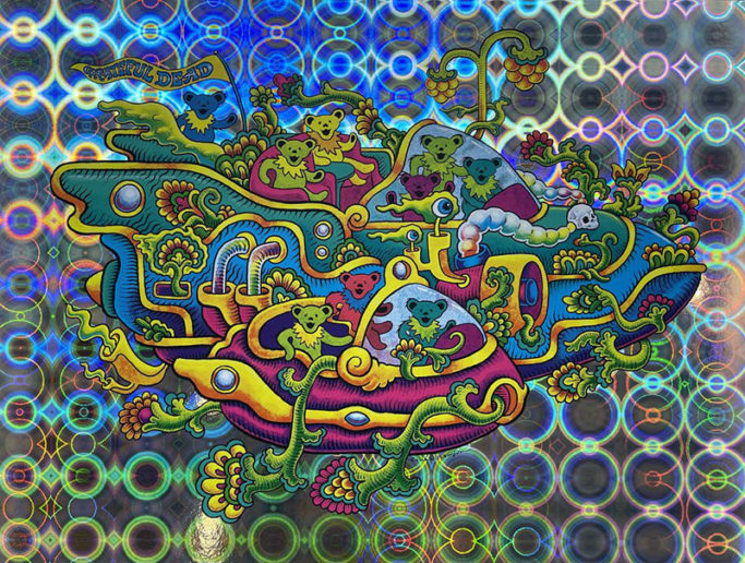 The Caravan Continues - Circular Wonder Foil by Caleb Williamson