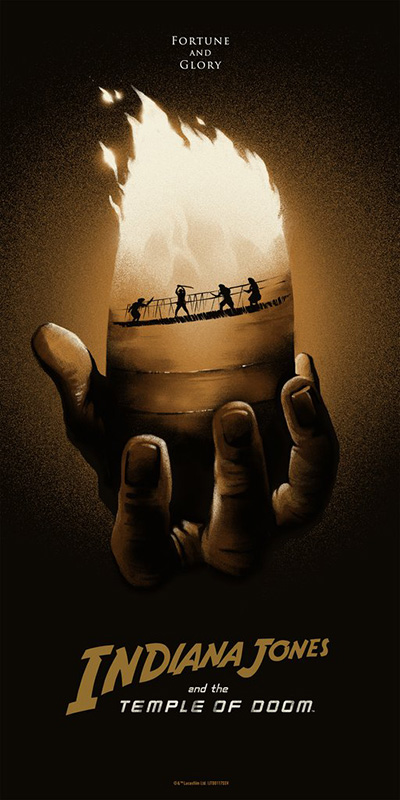 Fortune and Glory (Indiana Jones and the Temple of Doom) - Variant by Lyndon Willoughby