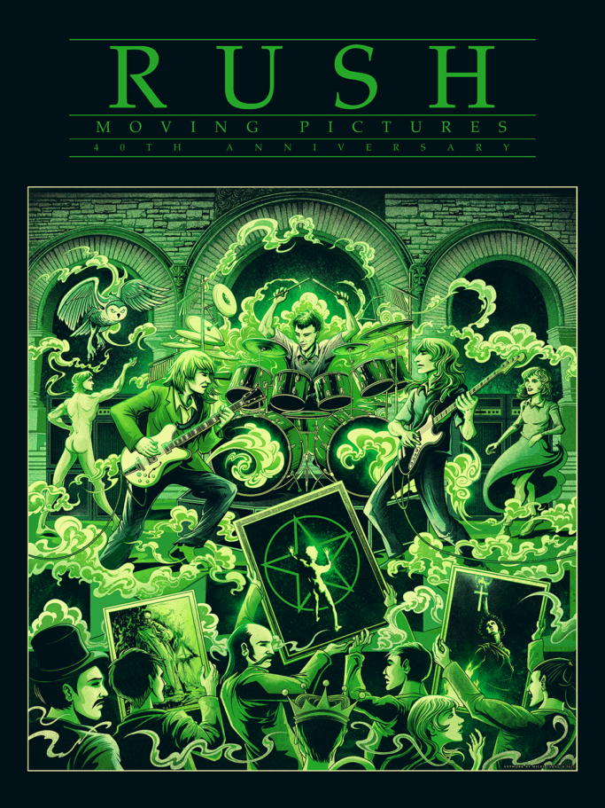 RUSH - Moving Pictures 40th Anniversary Limelight Variant - by Miles Tsang