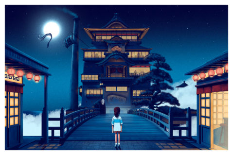 Spirited Away - Variant by Conor Smyth