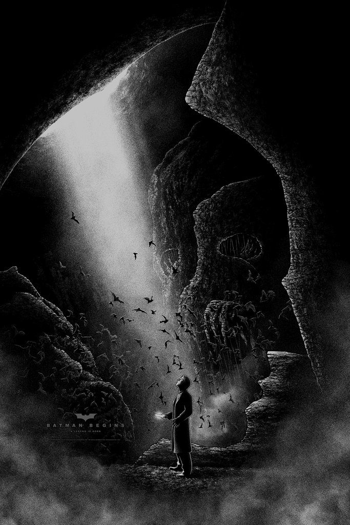 Batman Begins - Silver Variant by Bruce Yan