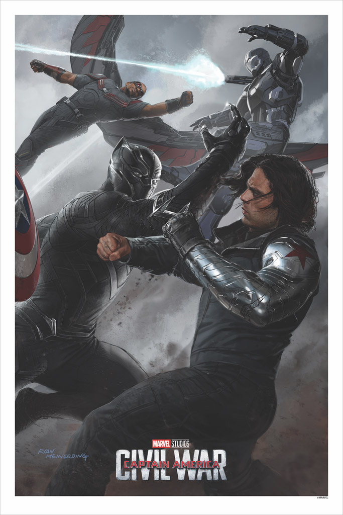 Captain America Civil War By Andy Park And Ryan Meinerding Poster Pirate