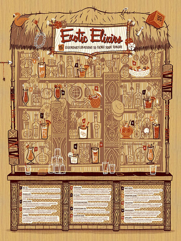 Exotic Elixirs - Wood Variant by Ian Glaubinger