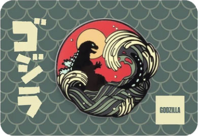 Godzilla Pin by Sam Wolfe Connelly