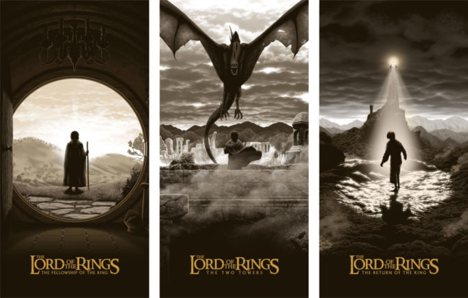 The Lord of the Rings Trilogy - Variant by Florey