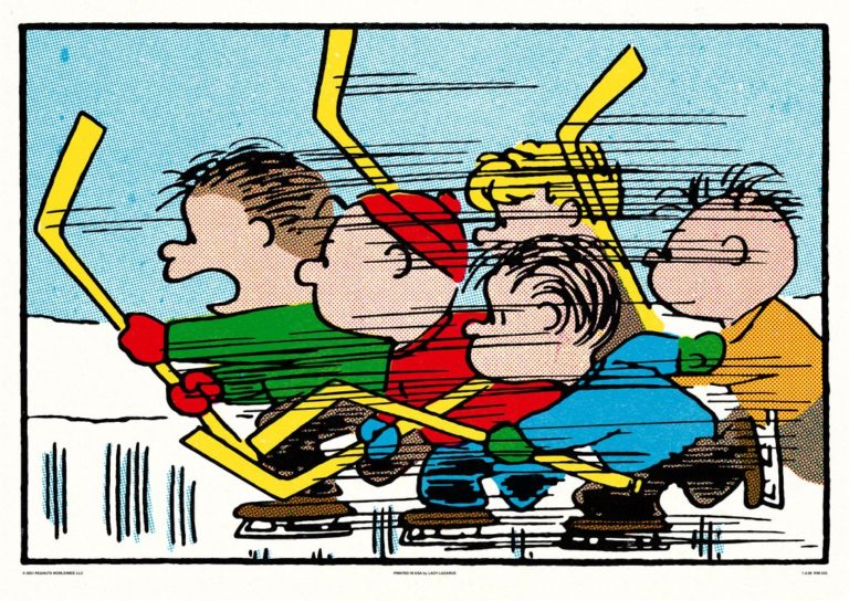 Peanuts Hockey by Charles Schulz