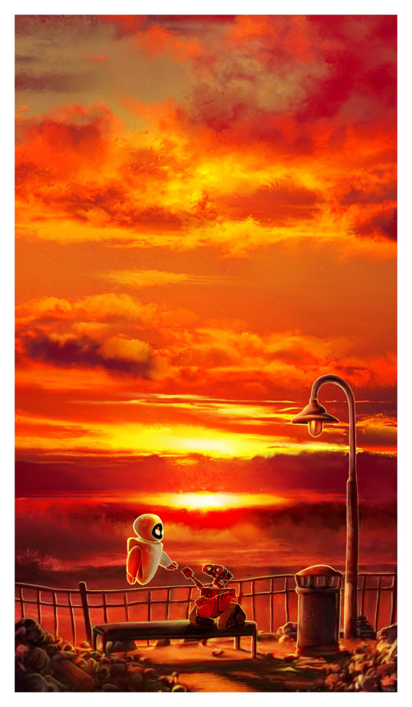 Wall-E Earth by Mark Chilcott
