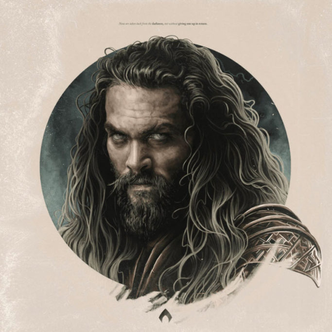 Zack Snyder’s Justice League: Headshot -Aquaman by Jake Kontou