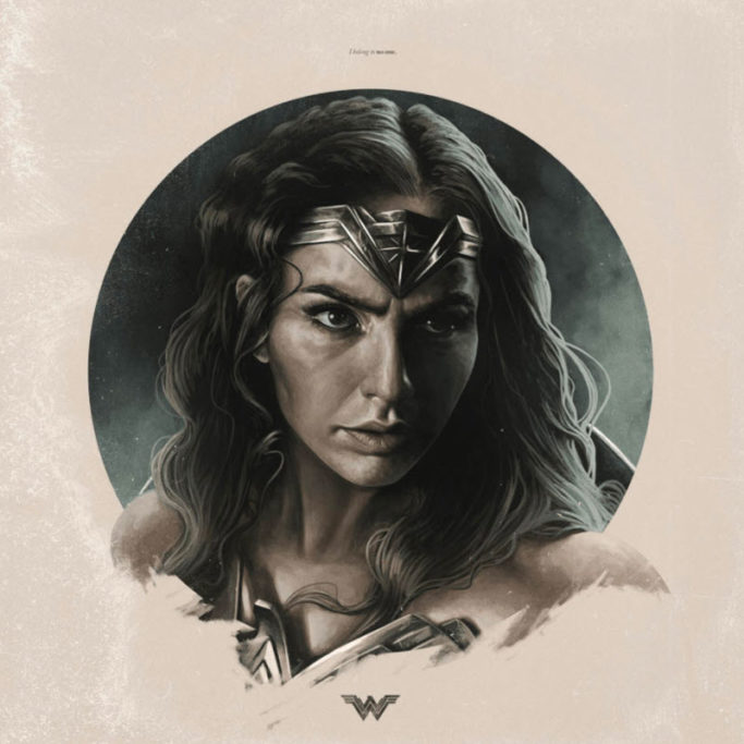 Zack Snyder’s Justice League: Headshot - Wonder Woman by Jake Kontou