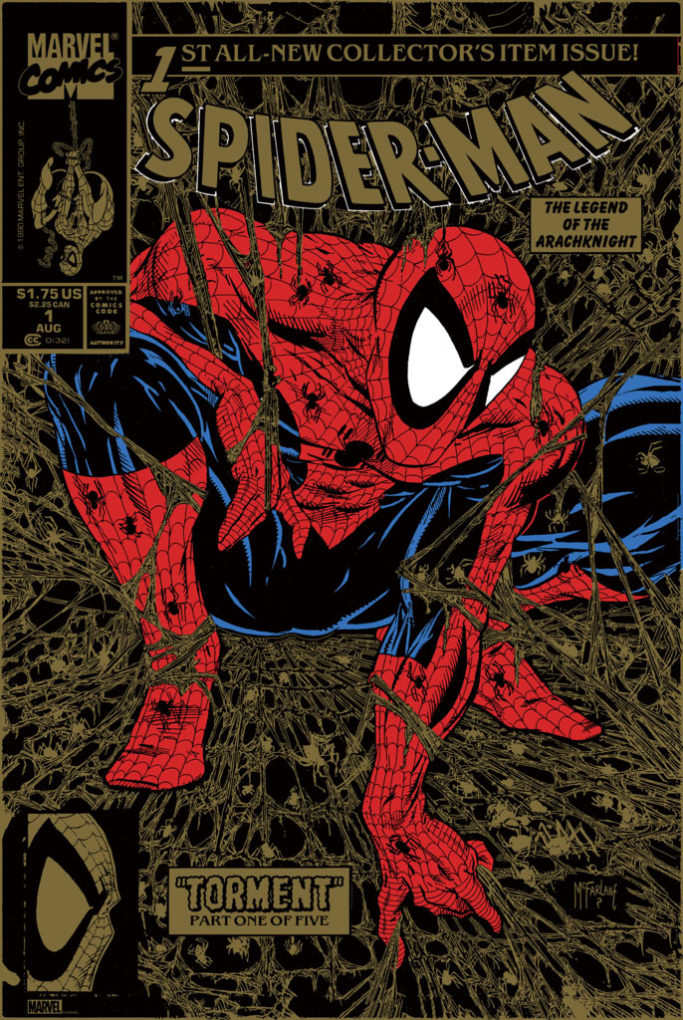 Spider-man #1 - Gold variant by Todd Mcfarlane