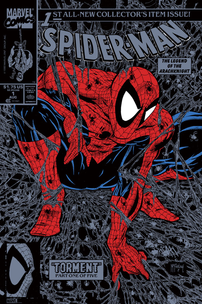 Spider-man #1 - Silver variant by Todd Mcfarlane