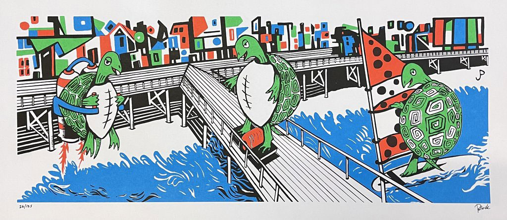 Atlantic City Turtles - Uncut Edition by Jim Pollock