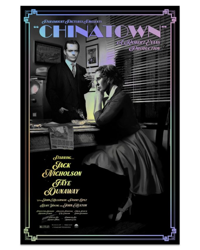 Chinatown - Rainbow Foil Variant by Dakota Randall