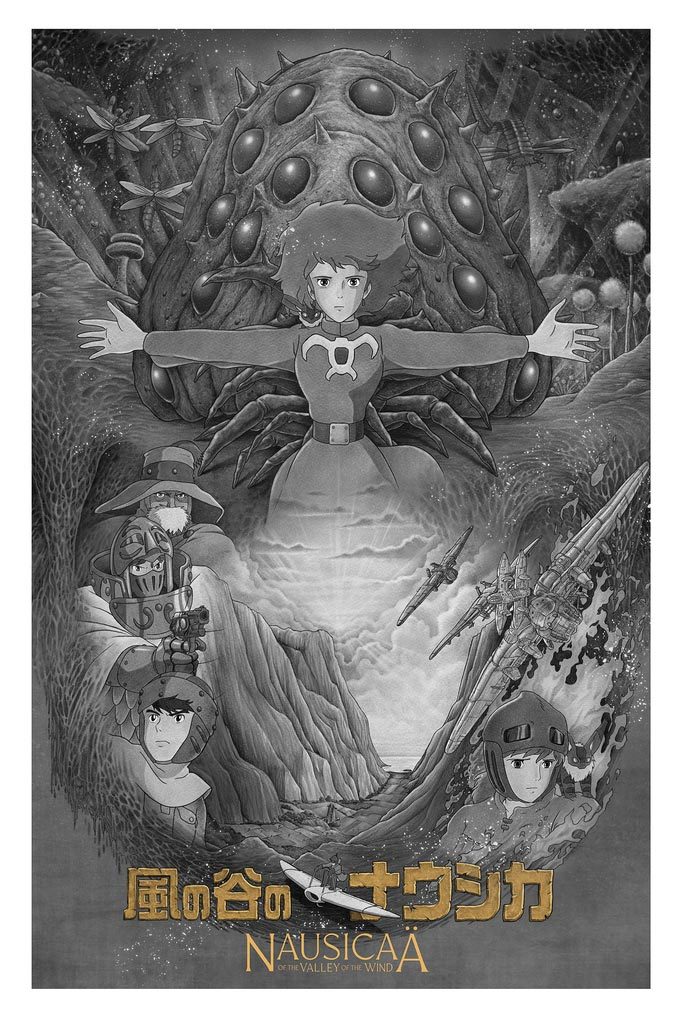 Nausicaä - B&W Variant by Andrew Roland