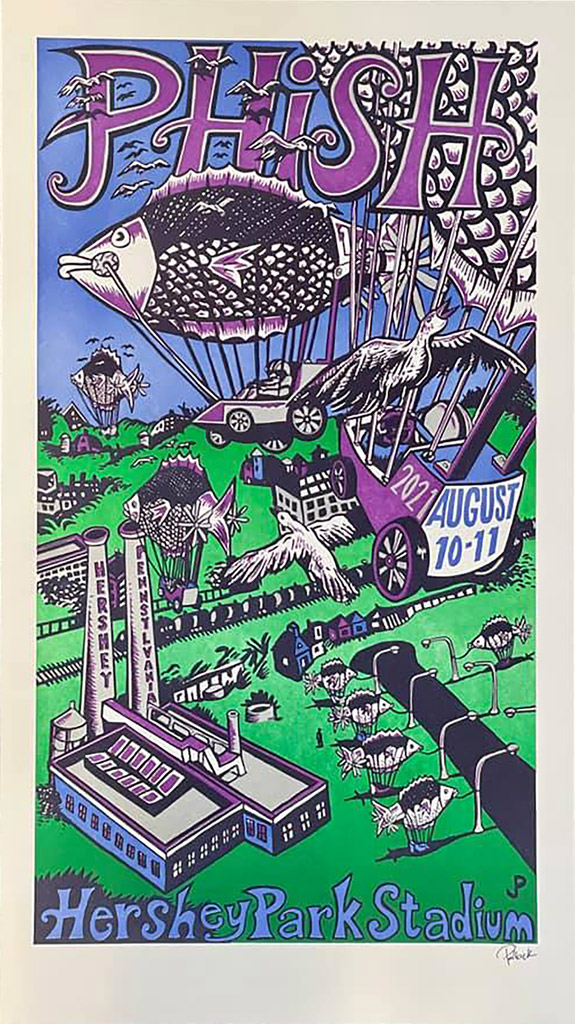 Phish - Hershey Park Stadium 2021 by Jim Pollock