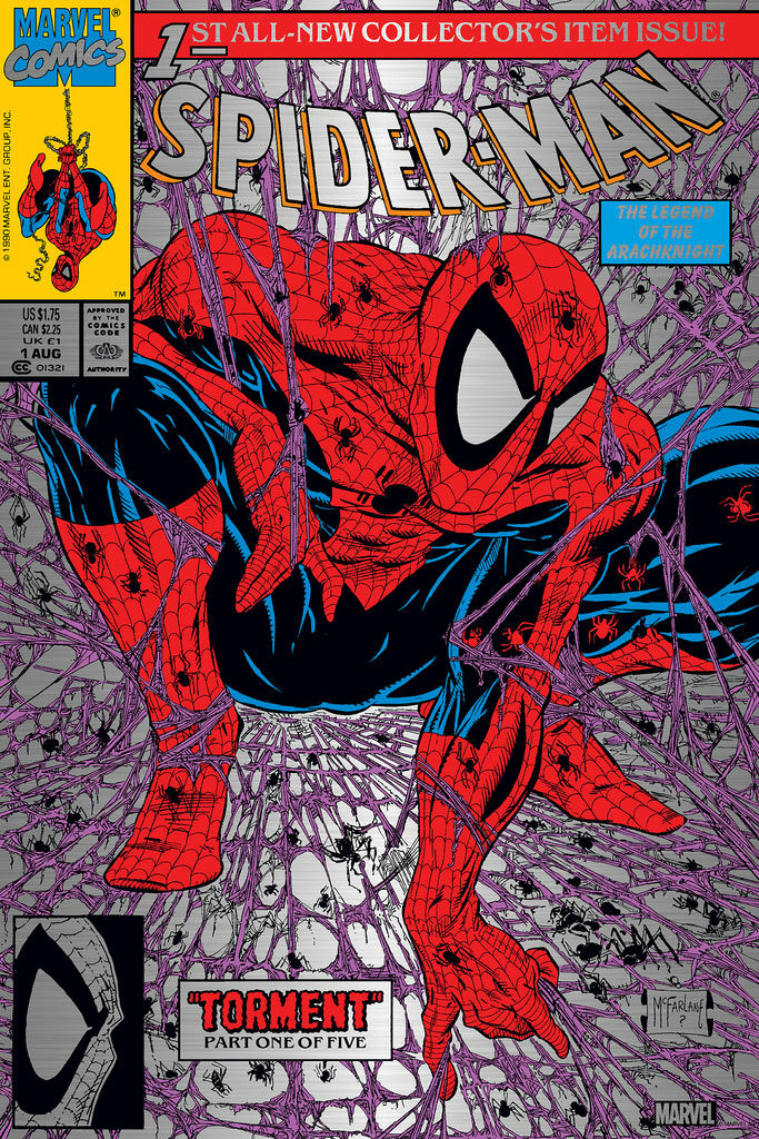 Spider-Man #1 - Aluminum Print by Todd McFarlane