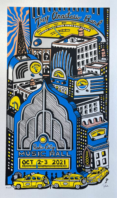 Trey Anastasio Band - Radio City Music Hall - Blue Edition by Jim Pollock
