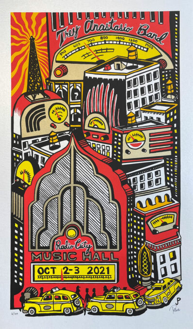 Trey Anastasio Band - Radio City Music Hall - Red Edition by Jim Pollock