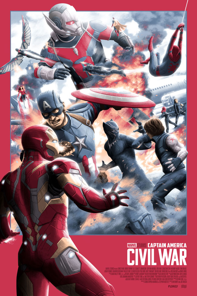 Captain America: Civil War - Variant by Florey