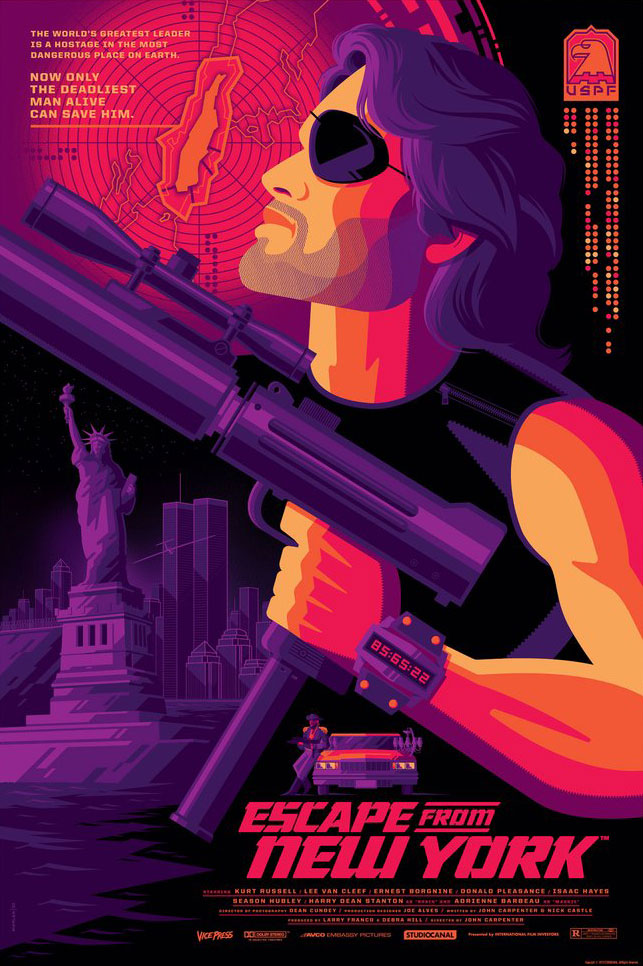 Escape From New York - Variant by Tom Whalen