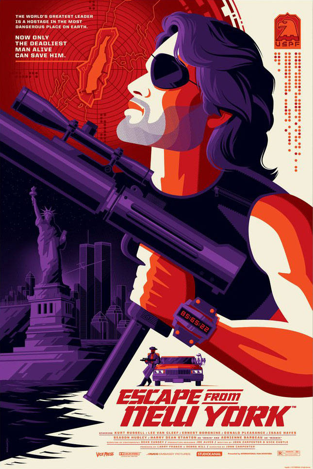 Escape From New York by Tom Whalen