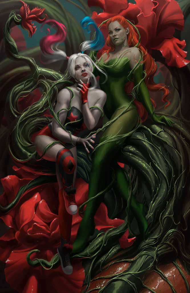 Harley Quinn & Poison Ivy by Ann Bembi