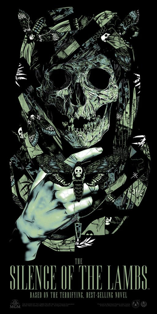 The Silence of the Lambs - Glow in the Dark Variant by Rhys Cooper
