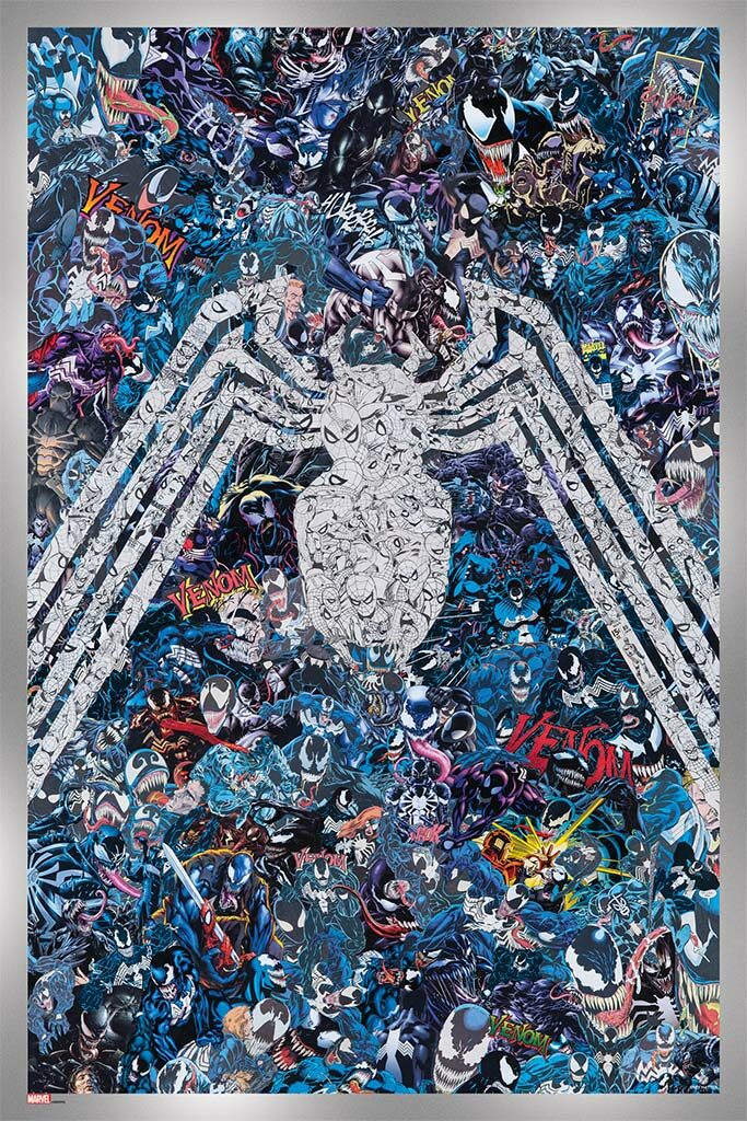 Venom #35 200th Issue Silver Metallic Variant Edition by Mr. Garcin