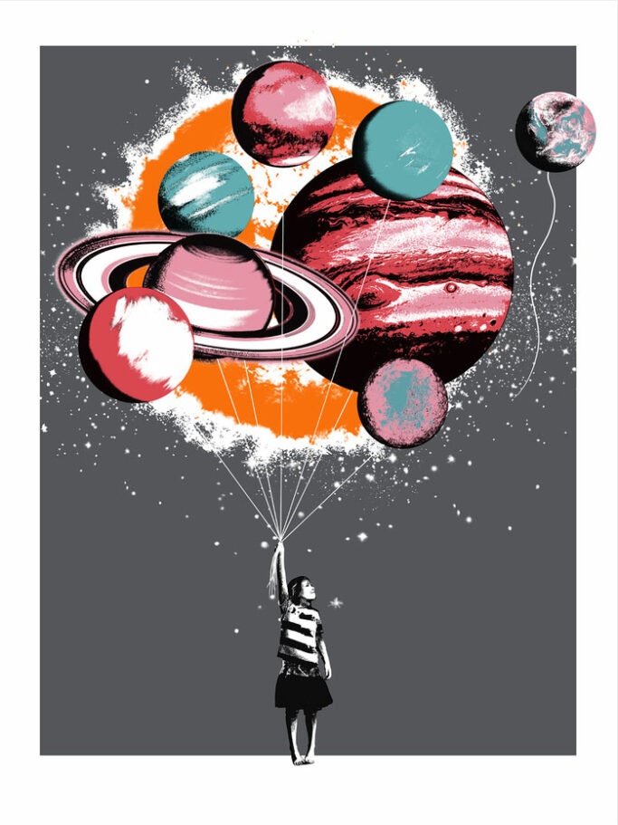 Balloons - Grey by Ubik