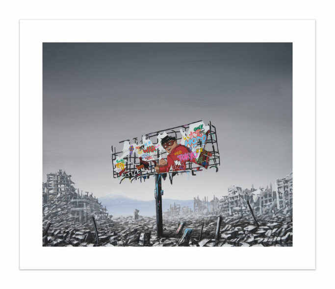 Ruined Sign - Neo Tokyo by Jeff Gillette & Roamcouch