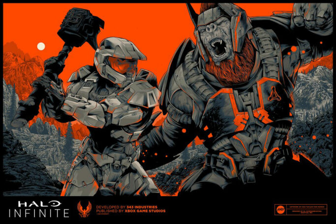 Halo Infinite: Forever We Fight - Landscape by Ken Taylor