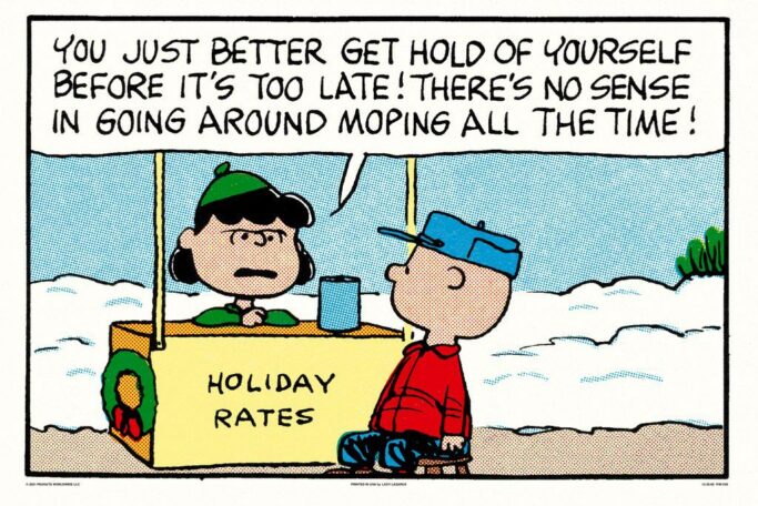 Peanuts Psychiatric Booth by Charles Schulz