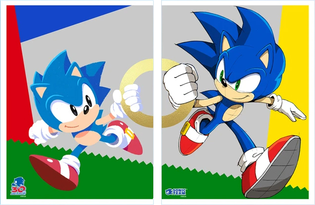 Sonic 30th Anniversary Foil by Sonic Team