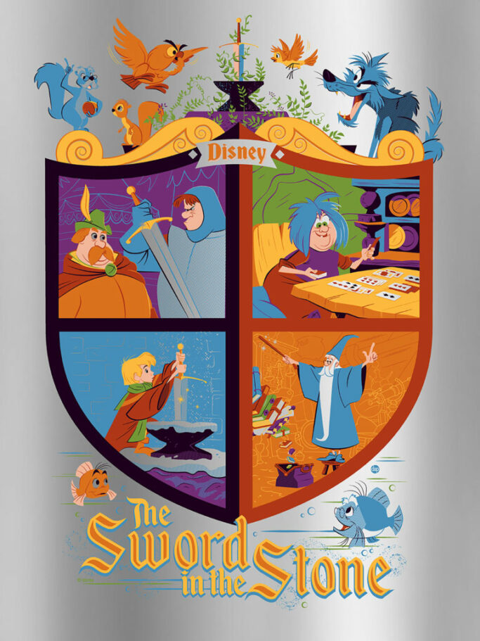 The Sword in the Stone - Foil Variant by Dave Perillo