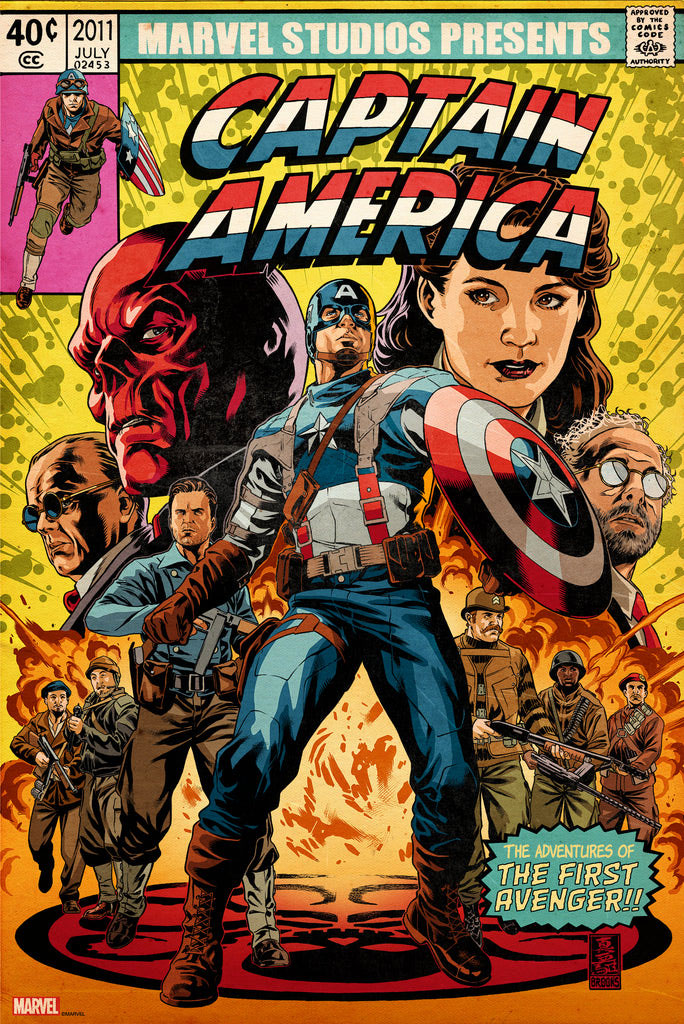 Captain America: The First Avenger - Regular by Mark Brooks