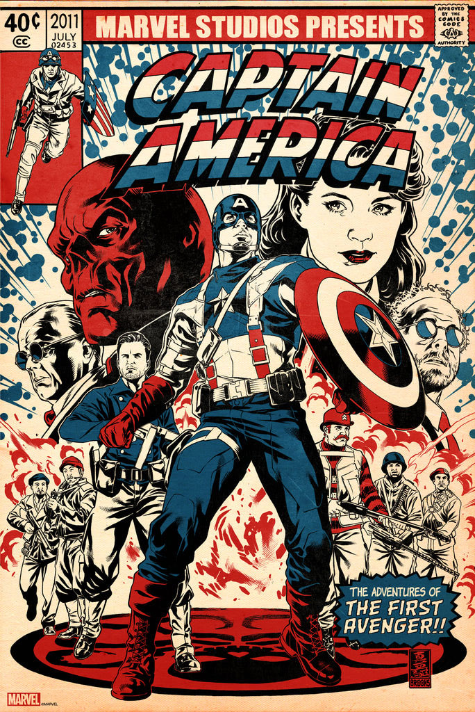 Captain America: The First Avenger - Variant by Mark Brooks