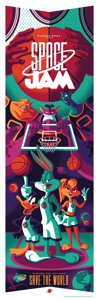 Space Jam - Variant by Tom Whalen
