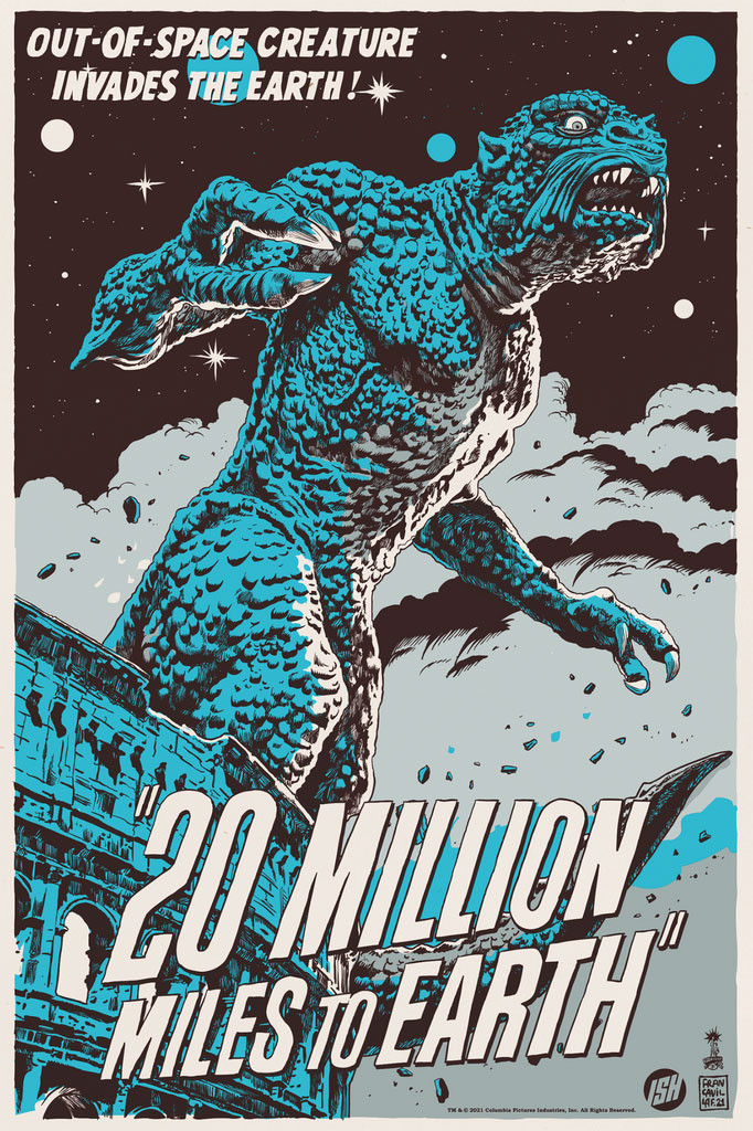 20 Million Miles to Earth - Variant by Justin Ishmael & Francesco Francavilla