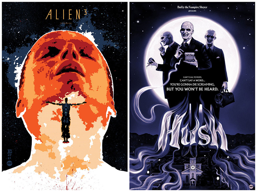 Alien 3 by Ronald Wimberly & Buffy The Vampire Slayer: Hush by Sara Deck